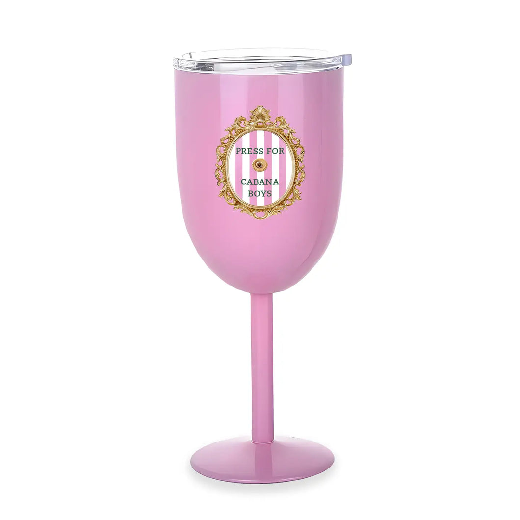 Pink Wine Goblet | Press For Cabana