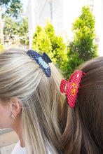 Load image into Gallery viewer, Greek Sorority Hair Clips: Delta Delta Delta