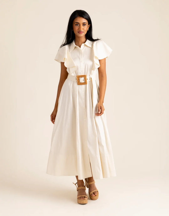 Alden Adair Rose Dress | Ivory