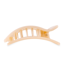 Load image into Gallery viewer, Teleties Almond Beige Large Flat Rectangle Clip