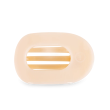 Load image into Gallery viewer, Teleties Almond Beige Large Flat Round Clip