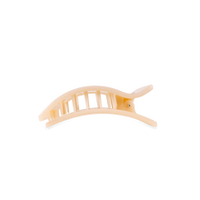 Load image into Gallery viewer, Teleties Almond Beige Small Flat Rectangle Clip