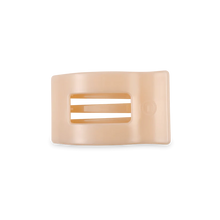 Load image into Gallery viewer, Teleties Almond Beige Small Flat Rectangle Clip