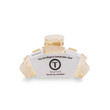 Load image into Gallery viewer, Teleties Classic Almond Beige Tiny Claw Clip