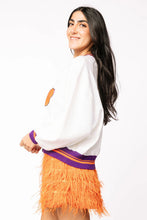 Load image into Gallery viewer, Queen of Sparkles Clemson Paw Sequin Sweater