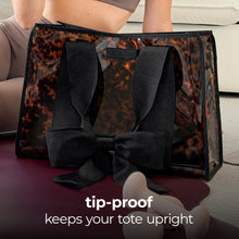 Load image into Gallery viewer, Case Mate Jelly Tote W/ Phone Pouch | Tortoise Shell Bow