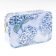 Load image into Gallery viewer, Hydrangea Stem Clear Coated Rectangular Cosmetic