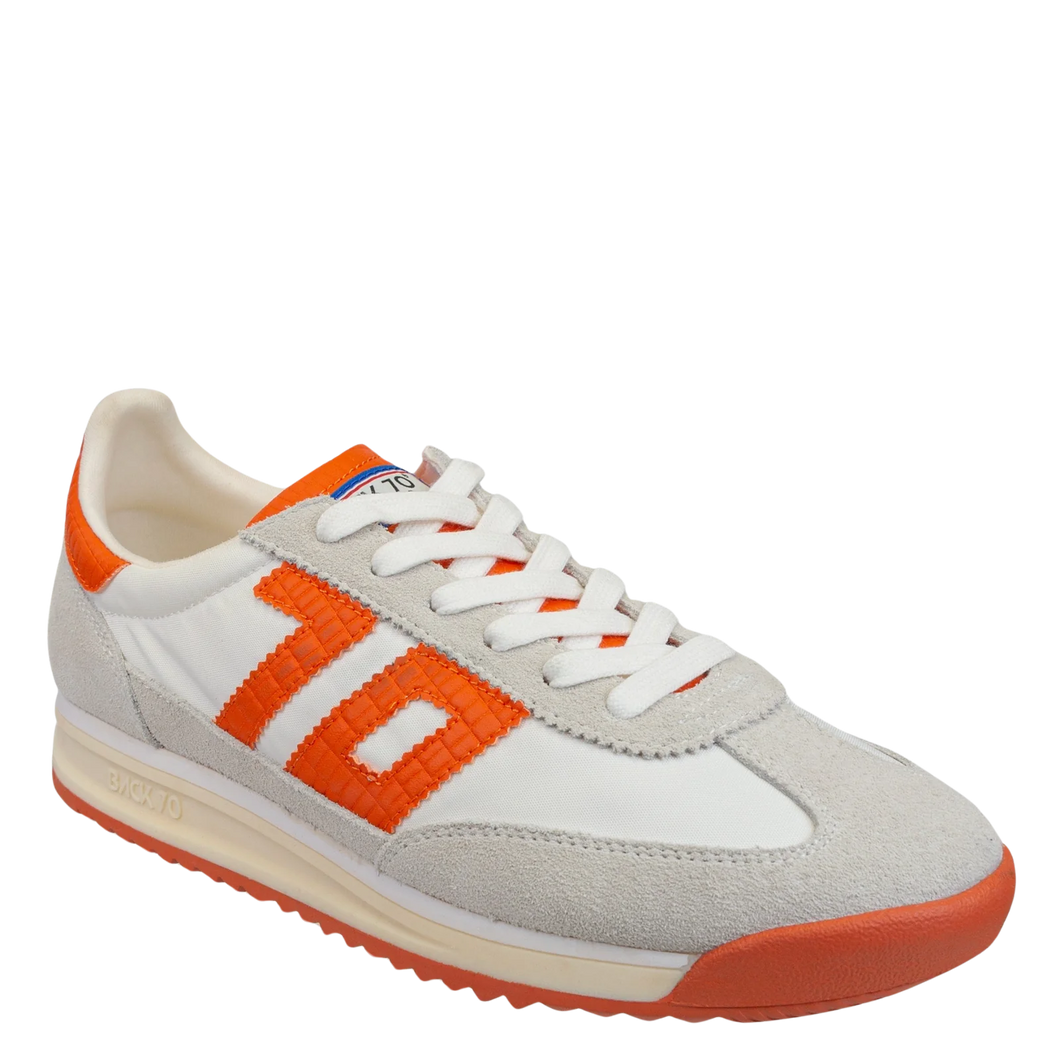 Back 70 Barkley Jogger in White Orange