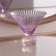 Load image into Gallery viewer, Beatriz Ball Venice Martini Glass | Violet and Pink