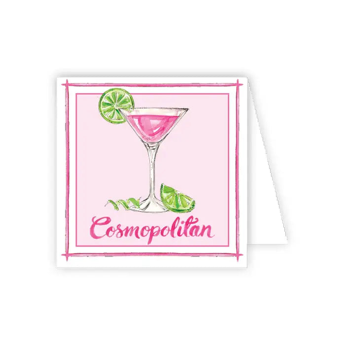 Handpainted Comopolitan Enclosure Card