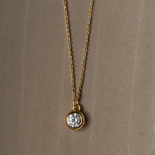 Load image into Gallery viewer, HART Dainty Necklace - Bezel Charm