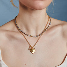 Load image into Gallery viewer, HART Bezel Tennis Necklace