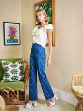 Load image into Gallery viewer, Brooks Avenue Tetlow Trouser | Laser Etched Denim