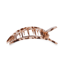 Load image into Gallery viewer, Teleties Blonde Tortoise Large Flat Square Clip