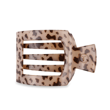 Load image into Gallery viewer, Teleties Blonde Tortoise Large Flat Square Clip