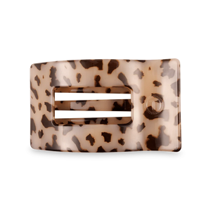 Teleties Blonde Tortoise Medium Flat Rectangle Clip