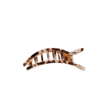 Load image into Gallery viewer, Teleties Blonde Tortoise Small Flat Rectangle Clip