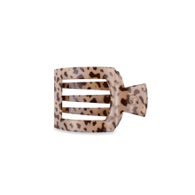 Load image into Gallery viewer, Teleties Blonde Tortoise Small Flat Square Clip