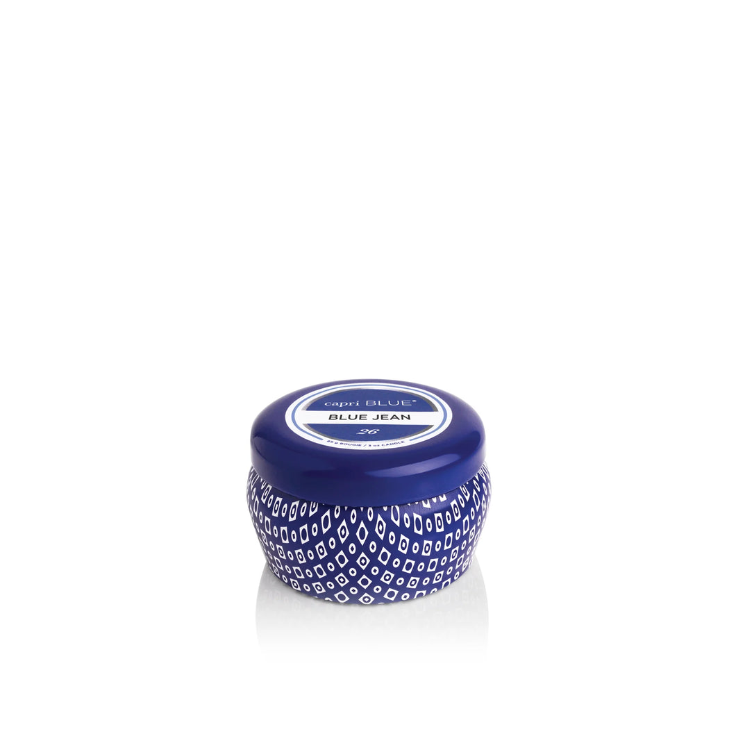 Blue Jean Signature Blue Mini Tin