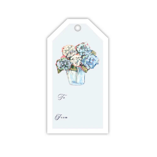 Blue Hydrangea Gift Tag