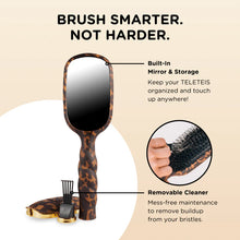 Load image into Gallery viewer, Teleties Boar Bristle Hair Brush - Tortoise