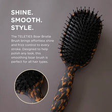 Load image into Gallery viewer, Teleties Boar Bristle Hair Brush - Tortoise