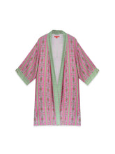 Load image into Gallery viewer, Brooks Avenue Bathrobe | Cabana Stripe Pink