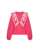 Load image into Gallery viewer, Brooks Avenue Emma Blouse | Punch Pink