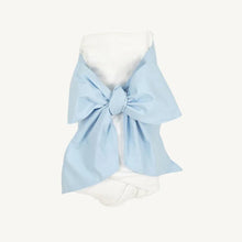 Load image into Gallery viewer, TBBC Bow Swaddle - Broadcloth | Buckhead Blue