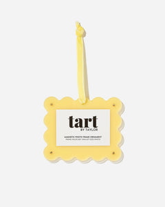 Tart by Taylor Butter Yellow Acrylic Frame Ornament