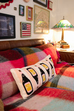 Load image into Gallery viewer, Champagne Needlepoint Lumbar Pillow