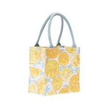 Load image into Gallery viewer, rockflowerpaper Lemon Slices Reusable Itsy Bitsy Gift Bag