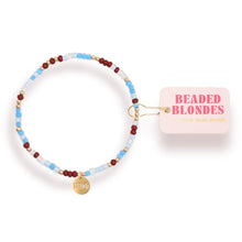 Load image into Gallery viewer, Beaded Blondes Sorority Sprinkle Charm Bracelet