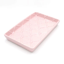 Load image into Gallery viewer, Pink Textured Guest Towel Tray