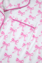 Load image into Gallery viewer, Coquette Bow Pajama Set