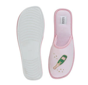 Champagne Travel Slippers