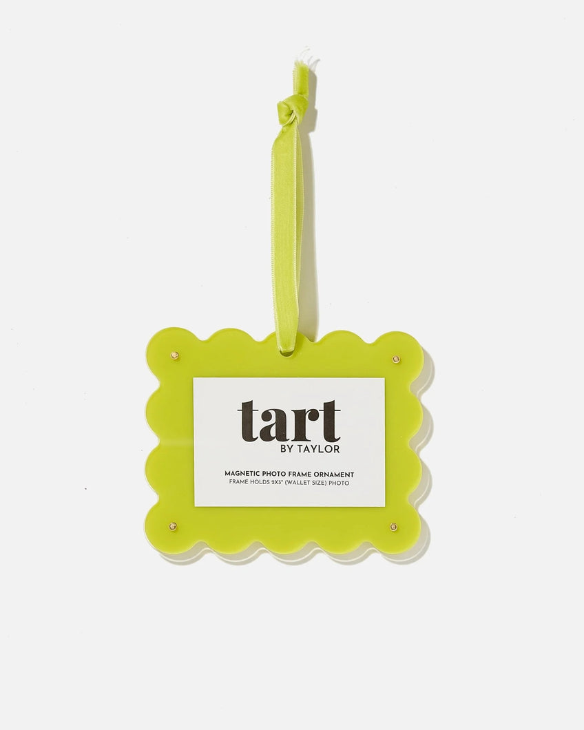 Tart by Taylor Chartreuse Acrylic Frame Ornament