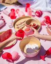 Load image into Gallery viewer, Porter Green fegg Unbreakable Silicone Tumblers | Cherry &amp; Blush