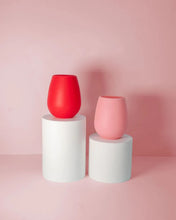 Load image into Gallery viewer, Porter Green fegg Unbreakable Silicone Tumblers | Cherry &amp; Blush
