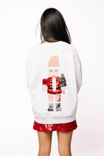 Load image into Gallery viewer, Queen of Sparkles Grey Santa Nutcracker Sweatshirt