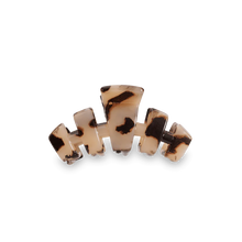 Load image into Gallery viewer, Teleties Classic Blonde Tortoise Tiny Claw Clip
