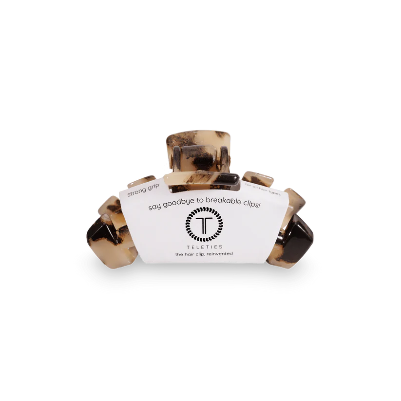 Teleties Classic Blonde Tortoise Tiny Claw Clip
