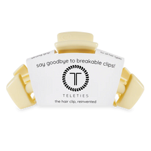 Load image into Gallery viewer, Teleties Classic Butter Yellow Large Claw Clip