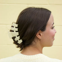 Load image into Gallery viewer, Teleties Classic Butter Yellow Large Claw Clip