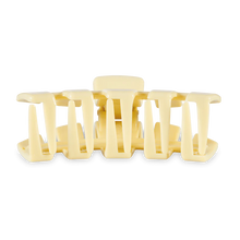 Load image into Gallery viewer, Teleties Classic Butter Yellow Large Claw Clip