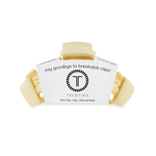 Load image into Gallery viewer, Teleties Classic Butter Yellow Medium Claw Clip