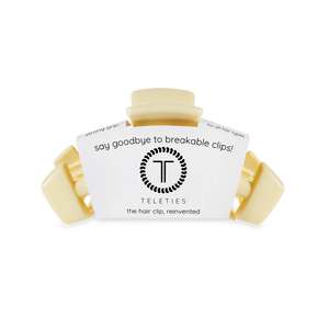 Teleties Classic Butter Yellow Medium Claw Clip