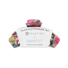 Load image into Gallery viewer, Teleties x Laura Park Classic Fuchsia Dream Medium Hair Clip