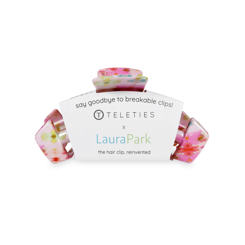 Teleties x Laura Park Classic Giverny Medium Hair Clip