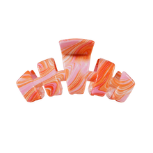 Load image into Gallery viewer, Teleties Classic Just Keep Swimming Medium Claw Clip